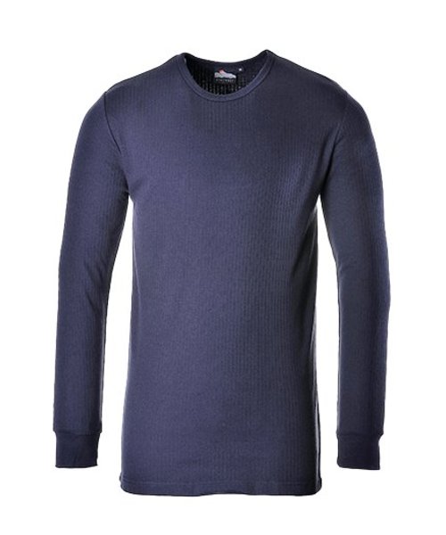 Portwest B123 - Langarm Thermo-T-Shirt - Navy - R