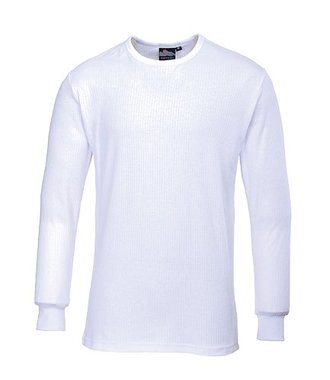 B123 - T-shirt Thermique Manches Longues - White - R