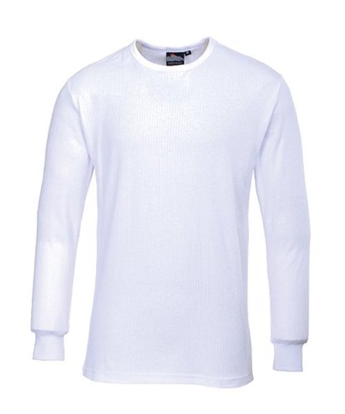 Portwest B123 - Langarm Thermo-T-Shirt - White - R