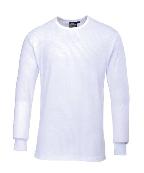 Portwest B123 - Thermisch T-Shirt Lange Mouw - White - R