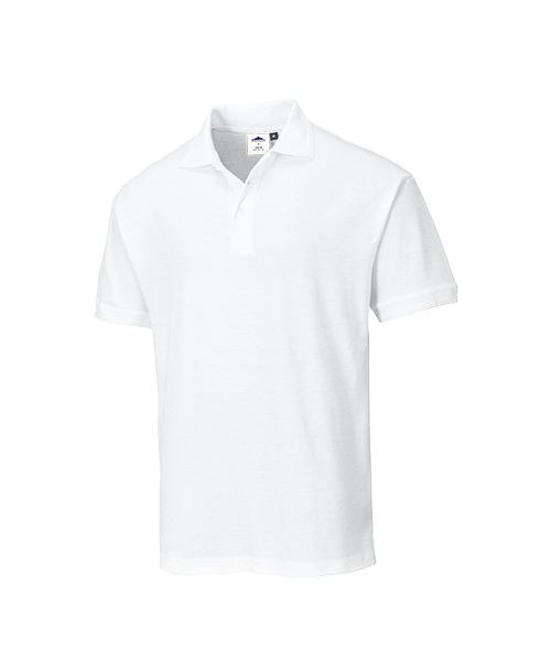 Portwest B210 - Naples Polo Shirt - White - R