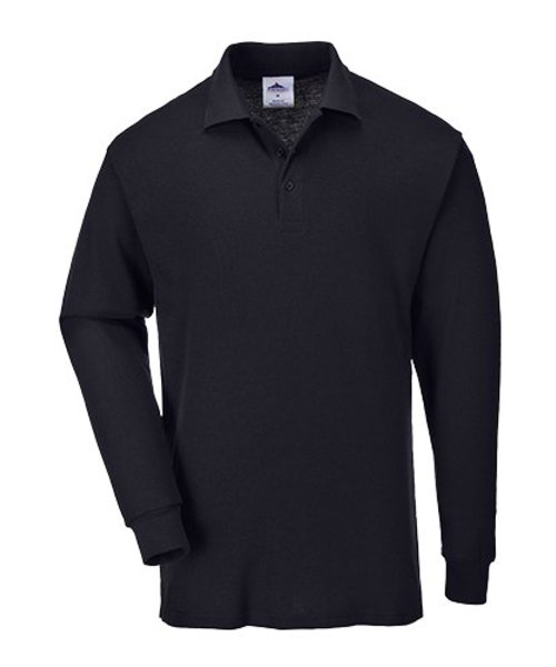 Portwest B212 - Poloshirt lange mouw - Black - R