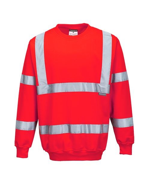 Portwest B303 - Hi-Vis Sweatshirt - Red - R