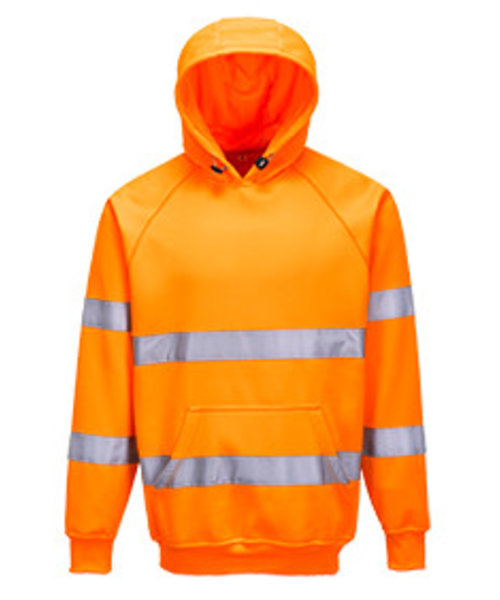 Portwest B304 - Hi-Vis Hooded Sweatshirt - Orange - R