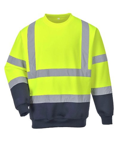 Portwest B306 - Tweekleuren Hi-Vis Sweatshirt - YeNa - R