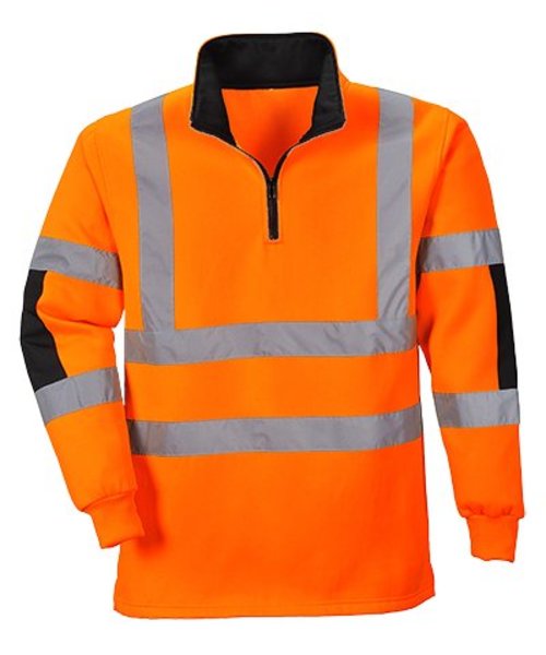 Portwest B308 - Xenon Rugby Shirt - Orange - R