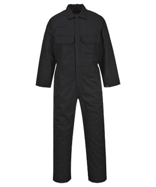 Portwest BIZ1 - Bizweld Flame Resistant Coverall - BlackT - T