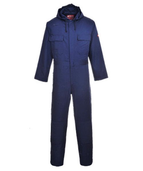 Portwest BIZ6 - Bizweld Hooded Coverall - Navy - R