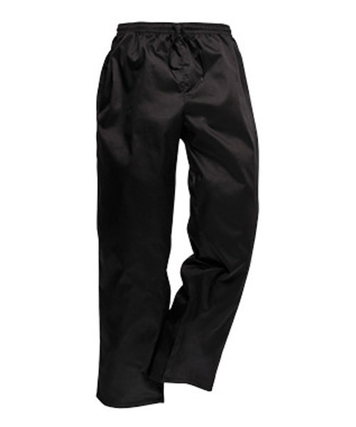 Portwest C070 - Drawstring Trousers - Black - R