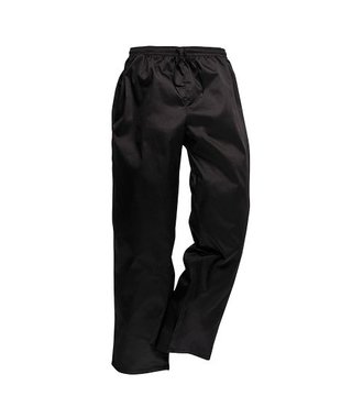 C070 - Broek met aansnoerkoord - BlackT - T