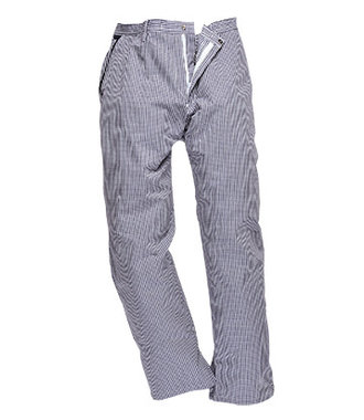 C075 - Barnet Chefs Trousers - Check - R