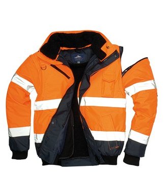 C465 - Hi-Vis Contrast Bomberjack - OrNa - R