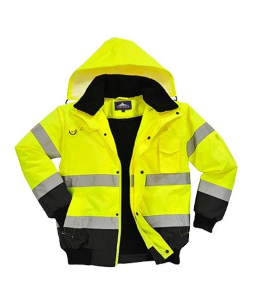 Portwest C465 - Hi-Vis Contrast Bomberjack - YeBk - R