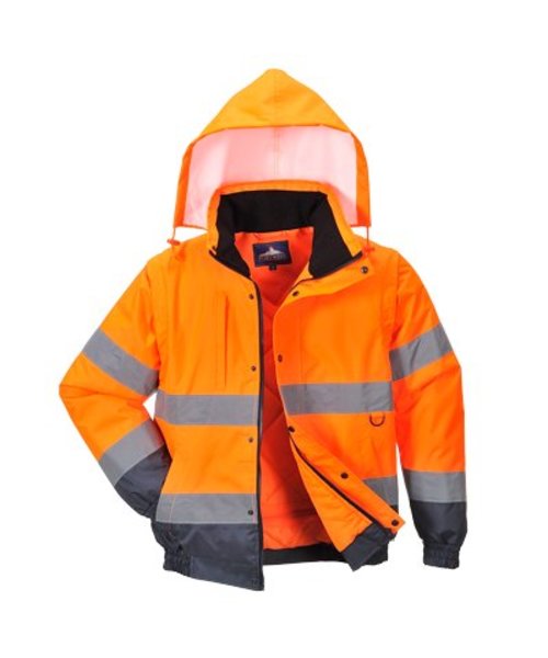 Portwest C468 - HI-Vis 2-in-1 Jacket - Orange - R