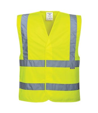 C470 - Gilet Hi-Vis Baudrier & Double Ceinture - Yellow - R