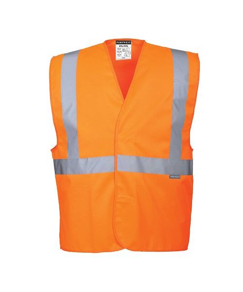 Portwest C472 - 1-Band Warnschutzweste - Orange - R