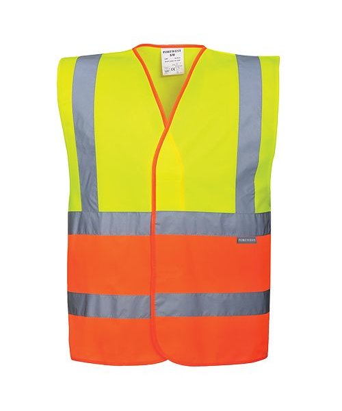 Portwest C481 - Two Tone Hi-Vis Vest - YeOr - R