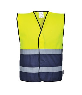 C484 - Two Tone Hi-Vis Vest - YeNa - R