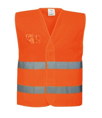 C494 - Gilet HV semi-maille - Orange - R