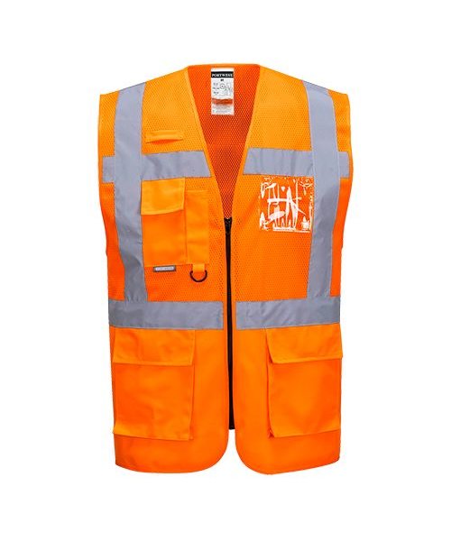 Portwest C496 - Gilet exécutive maille Madrid - Orange - R