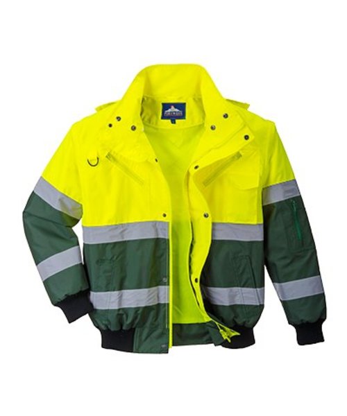 Portwest C565 - Blouson Bomber Hi-Vis X - YeGree - R