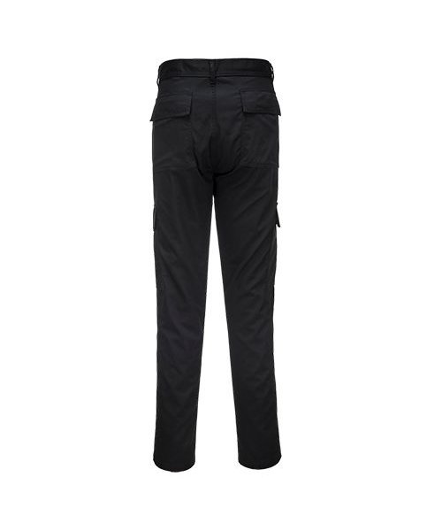 Portwest C711 - Pantalon combat coupe ajustée slim - Black - R