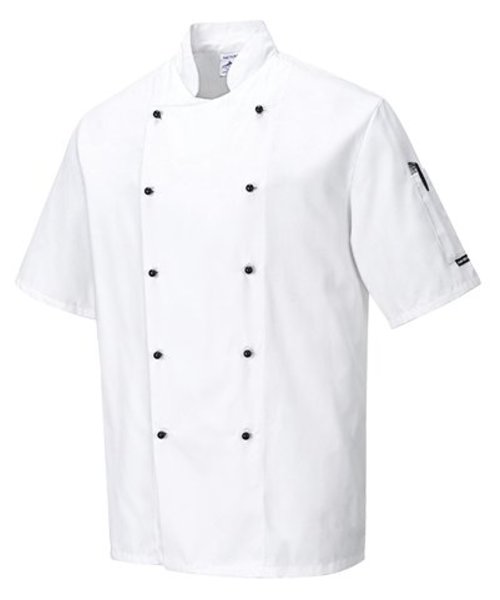Portwest C734 - Veste cuisine Kent - White - R