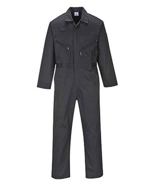 Portwest C813 - Liverpool Zip Coverall - Black - R