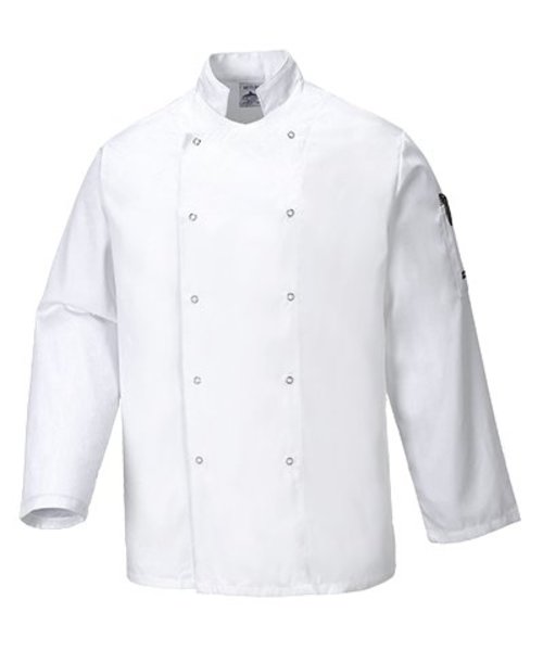 Portwest C833 - Suffolk Chefs Jacket - White - R