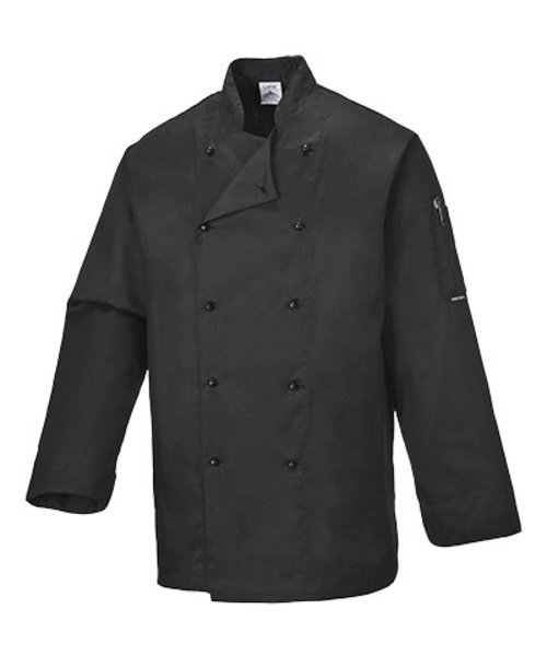 Portwest C834 - Somerset Chefs Jacket - Black - R