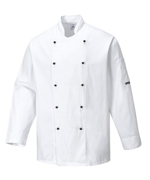 Portwest C834 - Somerset Chefs Jacket - White - R