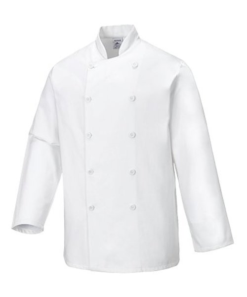 Portwest C836 - Sussex Chefs Jacket - White - R