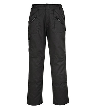 C887 - Werkbroek met rugelastiek - Black - R