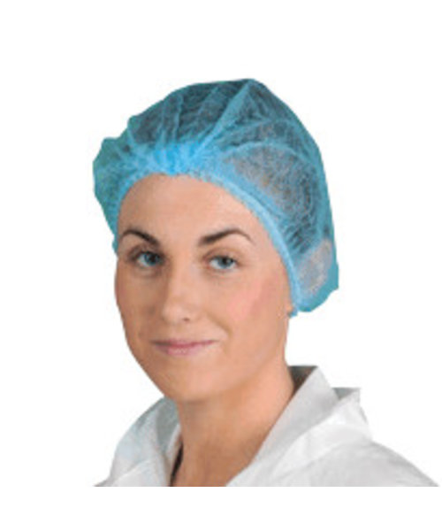 Portwest D100 - PP Disposable Mob Cap - Blue - U