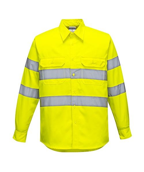 Portwest E044 - Hi-Vis Shirt - Yellow - R