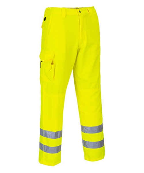 Portwest E046 - Hi-Vis Combat Trousers - Yellow - R