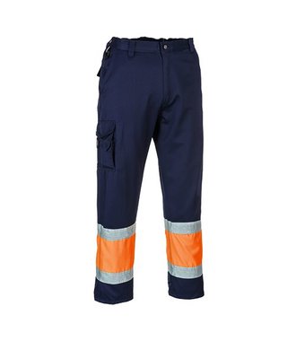 E049 - Hi-Vis Tweekleuren combat broek - OrNa - R