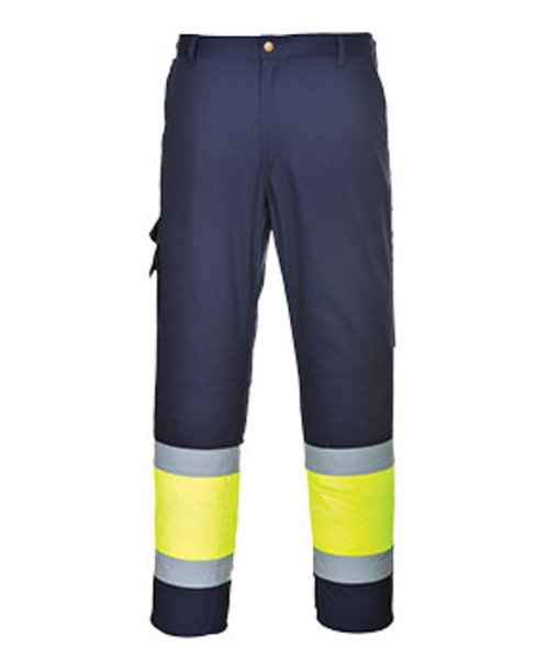 Portwest E049 - 2-farbige Warnschutz-Combat Hose - YeNa - R