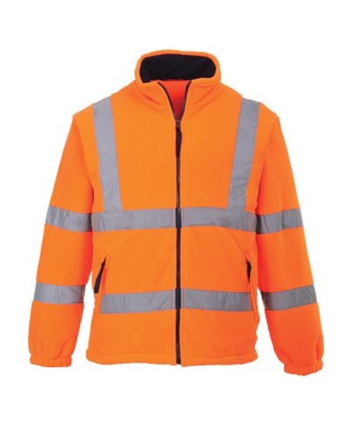 Portwest F300 - Hi-Vis Mesh Lined Fleece - Orange - R