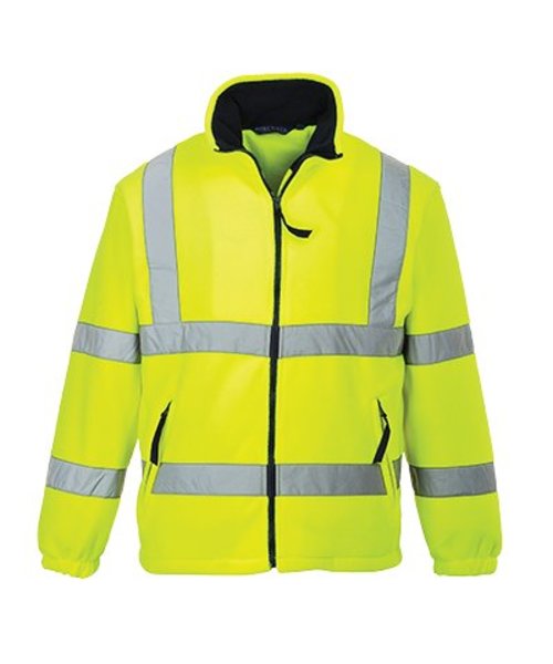 Portwest F300 - Warnschutz-Fleece-Jacke mit Netzfutter - Yellow - R