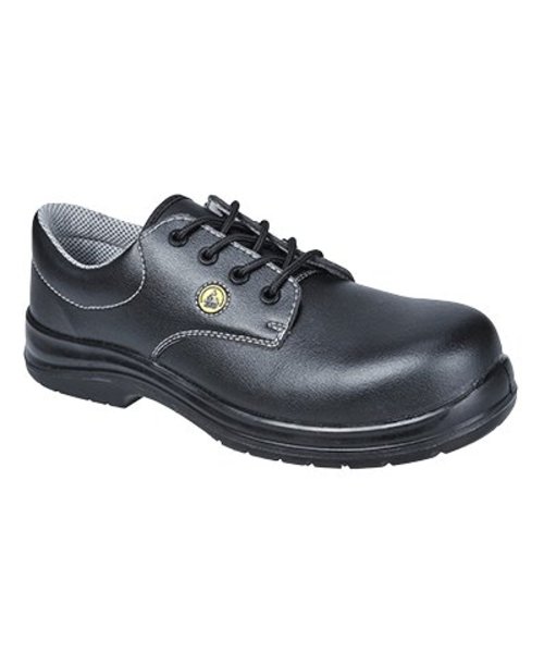 Portwest FC01 - Portwest Compositelite ESD Laced Safety Shoe S2 - Black - R