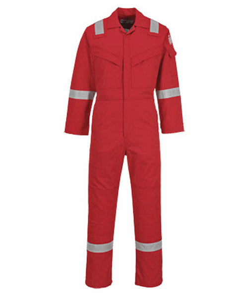 Portwest FF50 - Aberdeen Vlamvertragende Antistatische Overall - Red - R