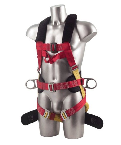 Portwest FP18 - Portwest 3 Point Harness Comfort Plus - Red - R