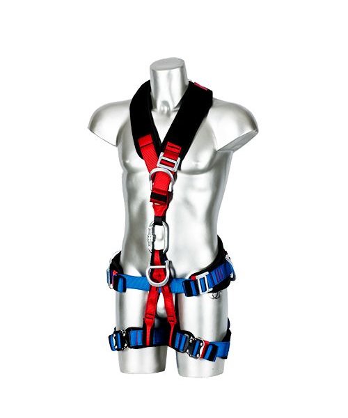 Portwest FP19 - Portwest 4 Point Harness Comfort Plus - Red - R