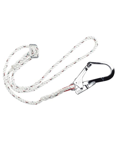 Portwest FP22 - Adjustable Restraint Lanyard - White - R