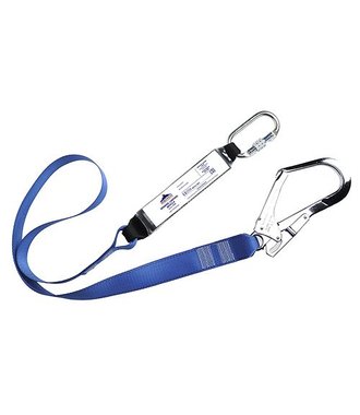 FP50 - Webbing Lanyard With Shock Absorber - Royal - R