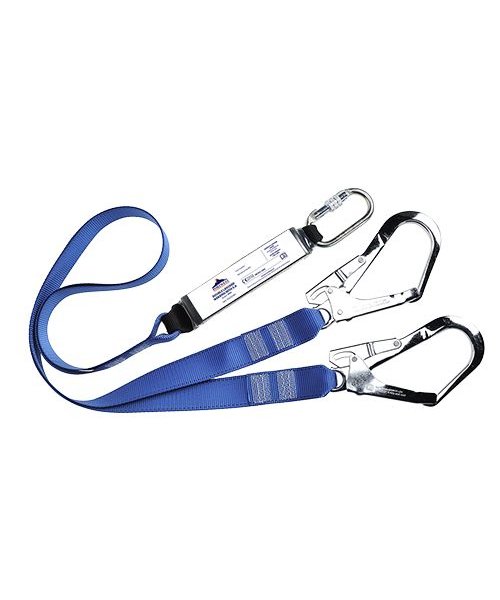 Portwest FP51 - Double Lanyard Webbing With Shock Absorber - Royal - R