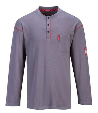 FR02 - Bizflame Henley Shirt - Grey - R