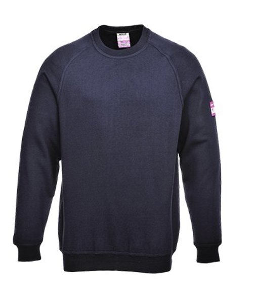 Portwest FR12 - sweet shirt retardateur de flamme & Antistatique Sweat-shirt manches longues - Navy - R