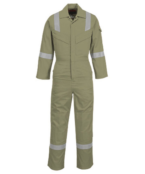 Portwest FR21 - Super leichter antistatischer Overall 210g - Khaki - R